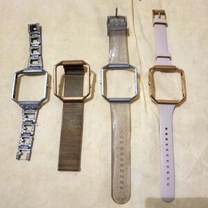 Fitbit blaze watch bands. Set of 4. Blingy and classy